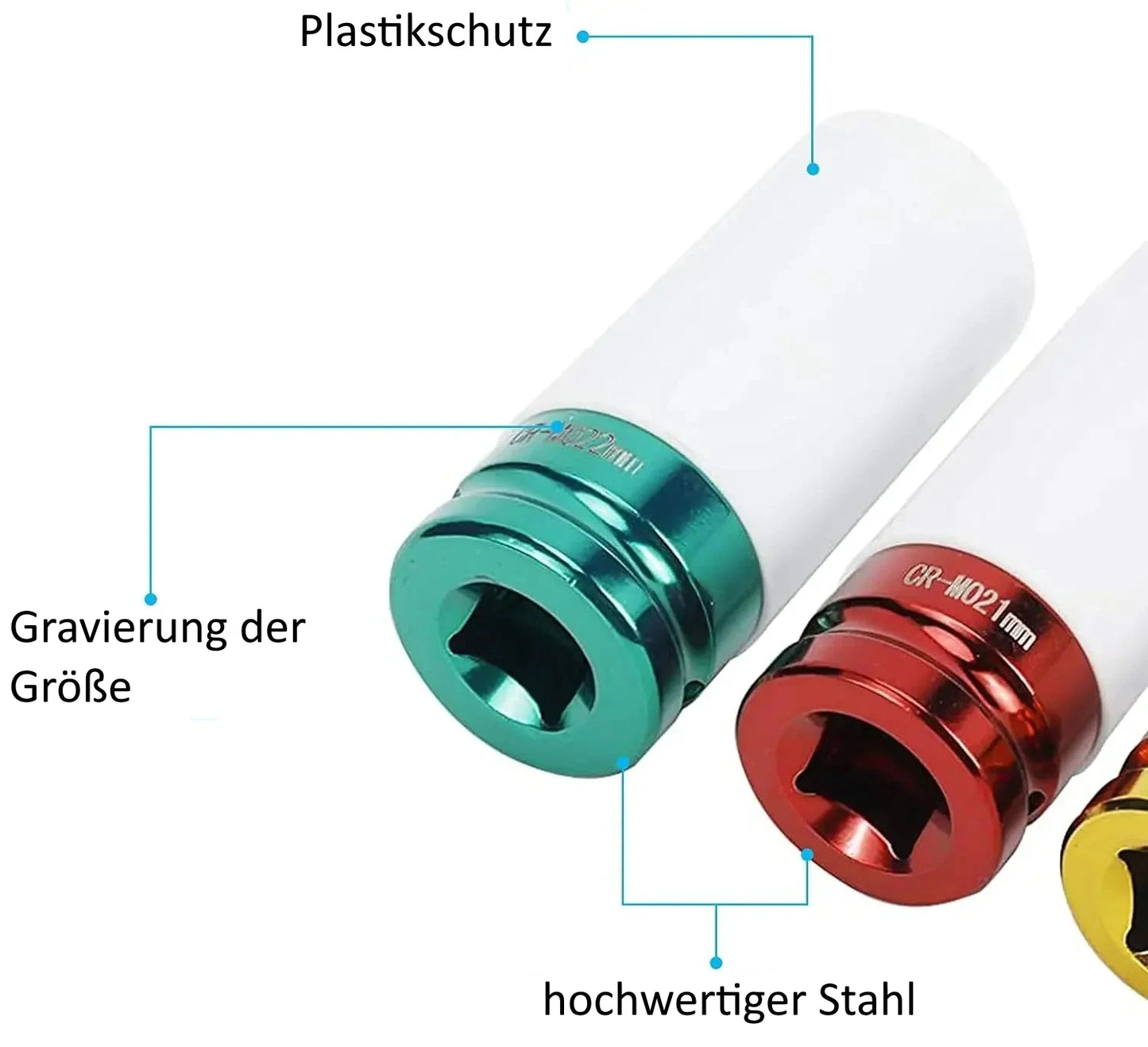 1/2" Nuss für Radwechsel (Set)